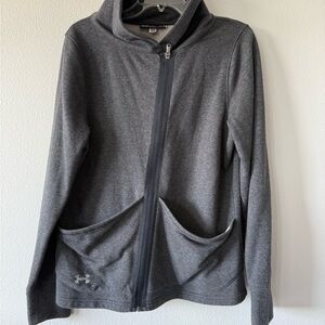 Under Armour Charcoal Full-Zip Hoodie